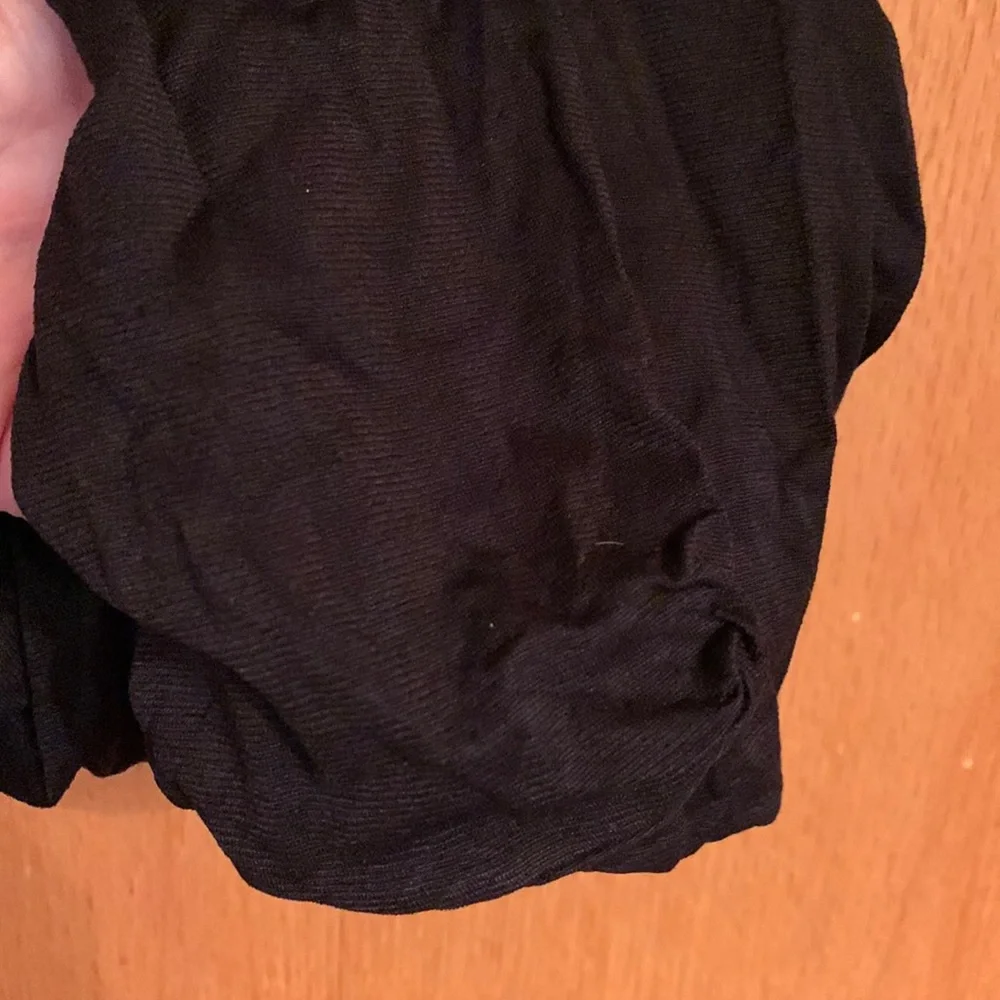 Black opaque tights hosiery pantyhose nylons barely worn great condition